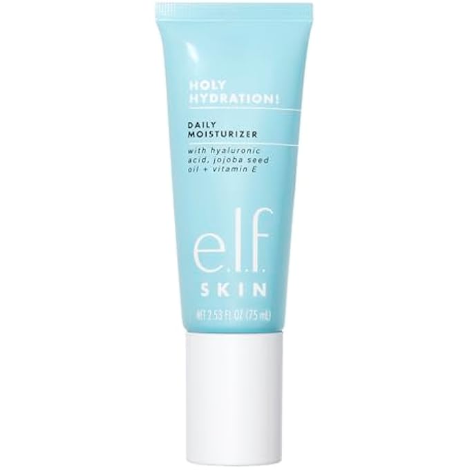 elf SKIN DAILY HYDRATION MOISTURIZER, ULTRA-HYDRATING FORMULA, INFUSED WITH ALOE, JOJOBA OIL & SHEA BUTTER, VEGAN & CRUELTY-FREE, 2.53 FL OZ - Image 1